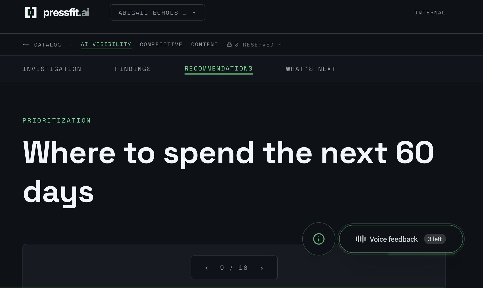 Where to spend the next 60 days